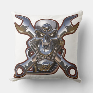 Steel Skull-Sierkussen Kussen