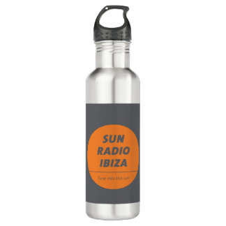 Steel Sport Bottle by Sun Radio Ibiza  Waterfles