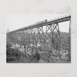 Steel Viaduct over de rivier de des Briefkaart