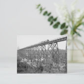 Steel Viaduct over de rivier de des Briefkaart (Staand voorkant)