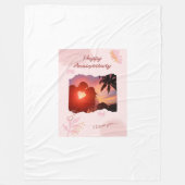 Steel Waterverf Fleece Deken Mystiek Comfort (Voorkant)