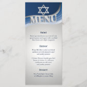 Steel Wave Bar Mitswa Menu (Voorkant)