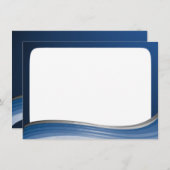 Steel Wave Bedankt Flat Note (Voorkant / Achterkant)