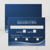 Steel Wave Blue RSVP (Voorkant / Achterkant)