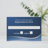 Steel Wave Blue RSVP (Staand voorkant)