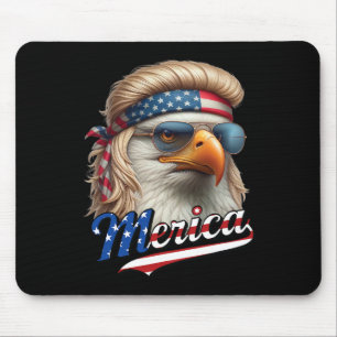 Steelaar Merica 4 juli Steelaar Blonde Mullet Pret Muismat