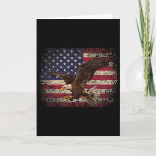 Steelaarend 4 juli Kerstcadeau Amerikaanse Vlag Kaart