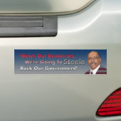 Steele Back Our Government Bumpersticker (Op auto)