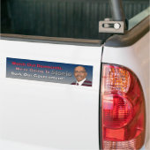 Steele Back Our Government Bumpersticker (Op Truck)
