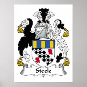 Steele Family Crest Poster (Voorkant)