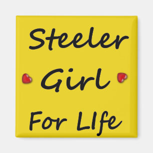 Steeler Girl voor Life Magnet