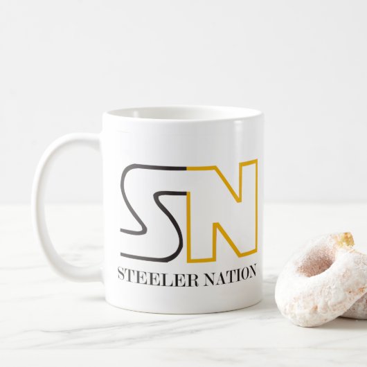 Steeler Nation Mok (Met donut)
