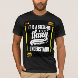 Steeler ontwerp t-shirt