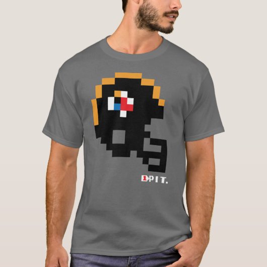 Steelers Tecmo Bowl Helmet T-shirt (Voorkant)