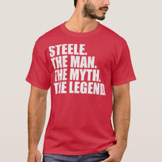 SteeleSteele Achternaam Steele S T-shirt