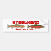 Steelhead-Bumpersticker Bumpersticker (Voorkant)