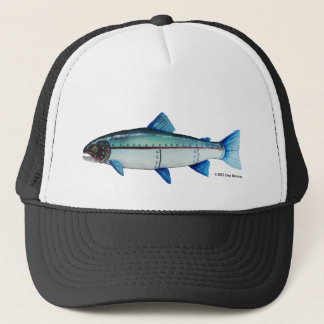 Steelhead-forel; honkbal-hak trucker pet