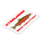 Steelhead- Meer dan een forelmagneet Magneet (Linkerzijde)