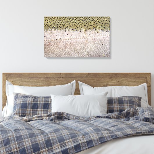 Steelhead op Canvas (Insitu (Slaapkamer))