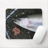 Steelhead Rainbow Trout Fly Fishing Muismat (Met muis)