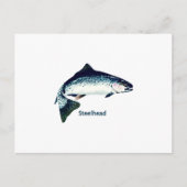 Steelhead Swimming Briefkaart (Voorkant)