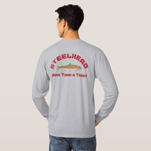 STEELHEAD TROUT APPARAAT T-SHIRT (Achterkant volledig)