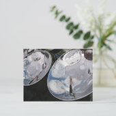 Steelpan, nationaal muziekinstrument briefkaart (Staand voorkant)