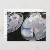 Steelpan, nationaal muziekinstrument briefkaart (Voorkant / Achterkant)