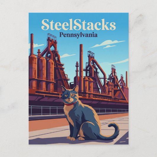 SteelStacks USA Briefkaart (Voorkant)