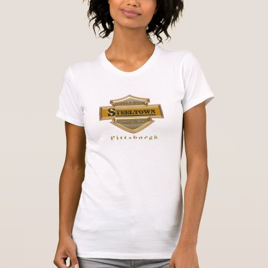 Steeltown Dames Fied Cami T-shirt (Voorkant)