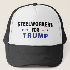 Steelwerkers voor Trump Trucker Pet