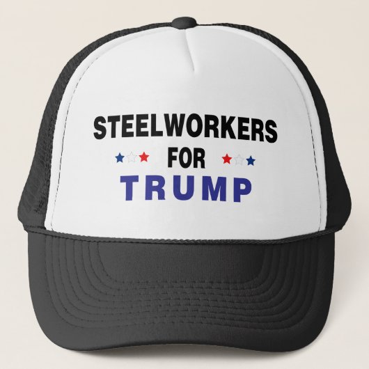Steelwerkers voor Trump Trucker Pet (Voorkant)