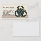 Steely Celtic Biohazard Visitekaartjes (Voorkant / Achterkant)