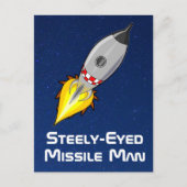 Steely Eyed Missile Man Briefkaart (Voorkant)