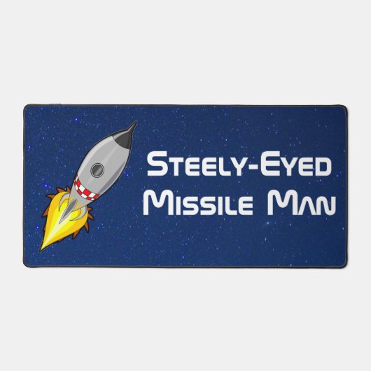 Steely Eyed Missile Man Bureaumat (Voorkant)