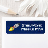 Steely Eyed Missile Man Etiket (Insitu)