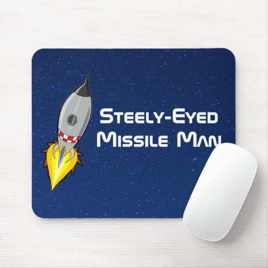 Steely Eyed Missile Man Muismat (Met muis)