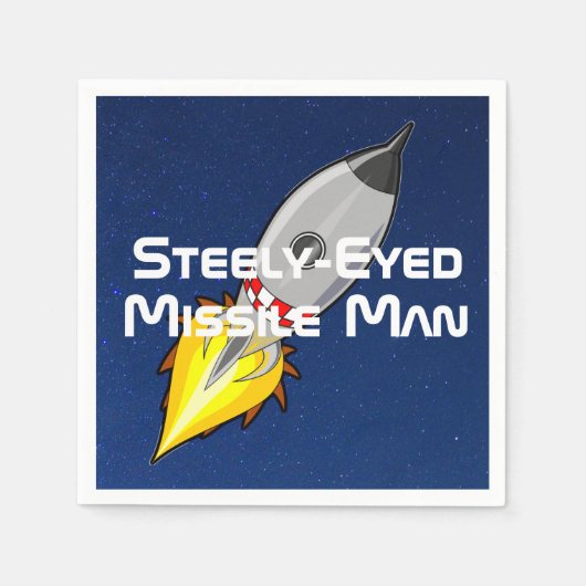 Steely Eyed Missile Man Servet (Voorkant)