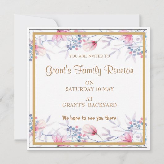 Steen 5,25 x 5,25 inch, standaard witte enveloppen kaart (Voorkant)