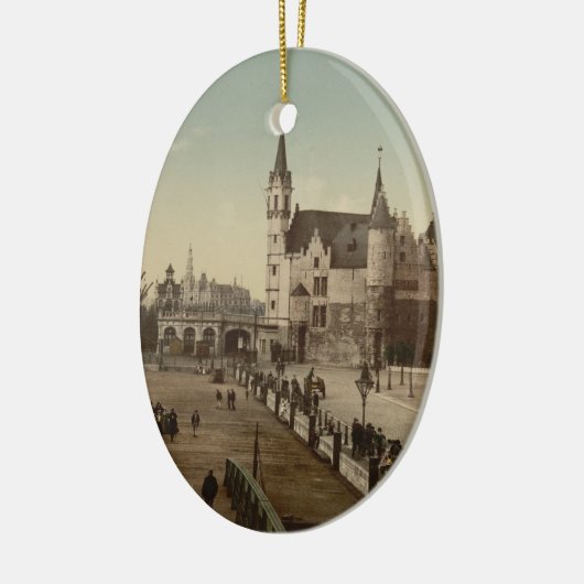 Steen, Antwerpen, België Keramisch Ornament (Links)