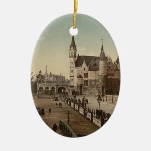 Steen, Antwerpen, België Keramisch Ornament (Voorkant)