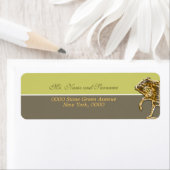 Steen avocado groen paard equine etiket (Insitu)