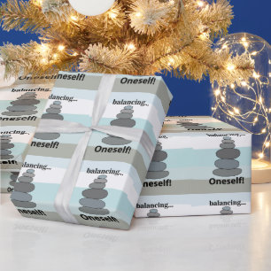Steen Balanceren Cadeaupapier