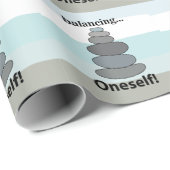 Steen Balanceren Cadeaupapier (Rol Hoek)