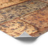 Steen Burgers drie kinderen met graniet Poster (Hoek)