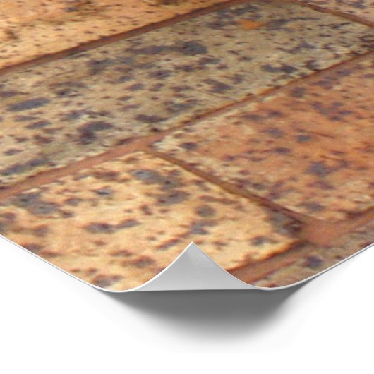 Steen Burgers drie kinderen met graniet Poster (Hoek)