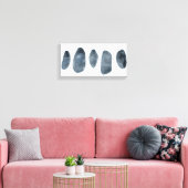 Steen Collectie II Canvas Afdruk (Insitu (Woonkamer))