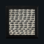 Steen - druppels cadeaudoosje<br><div class="desc">Steen VI van Chariklia Zarris. Patroon met het herhalen van trappenvormige vormen.</div>