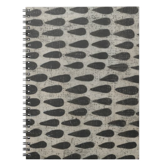 Steen - druppels notitieboek (Voorkant)