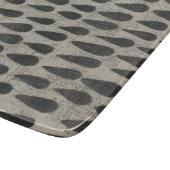 Steen - druppels snijplank (Hoek)